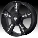 KMC KM668 Matte Blk/Machined 9x20 6/127 ET30 d78.3