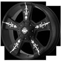KMC KM668 Matte Blk/Machined 9x20 6/127 ET30 d78.3