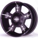 KMC KM668 Matte Blk/Machined 9x20 6/127 ET30 d78.3