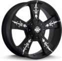 KMC KM668 Matte Blk/Machined 9x20 6/127 ET30 d78.3